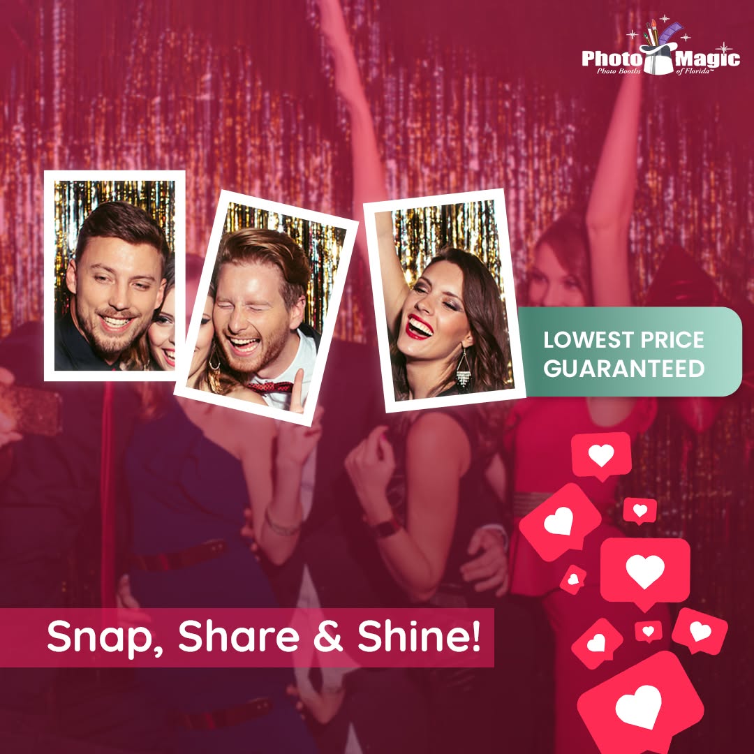 Photo Magic photo booth setup at a Florida event