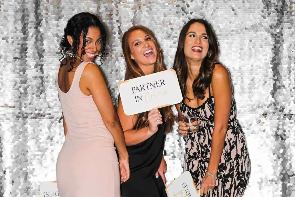 Photo booth and event mosaic services at a Miami, FL event