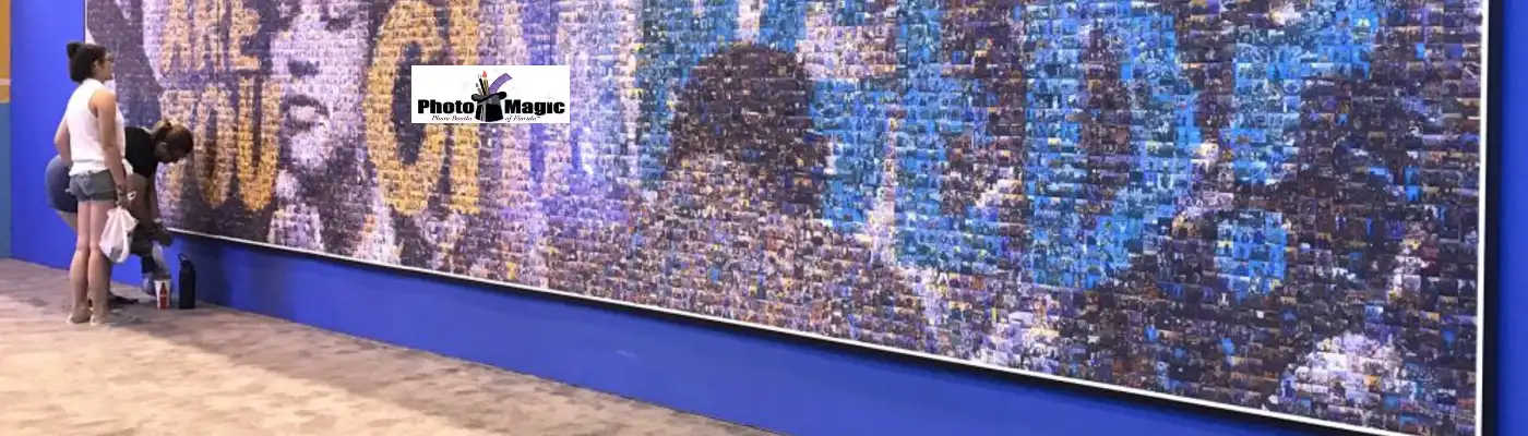 Live Event Photo Mosaic Florida - Collaborative Art Installation Banner