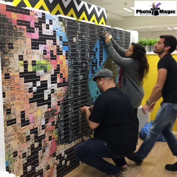 Real-Time Live Event Photo Mosaic Wall Placement in Florida