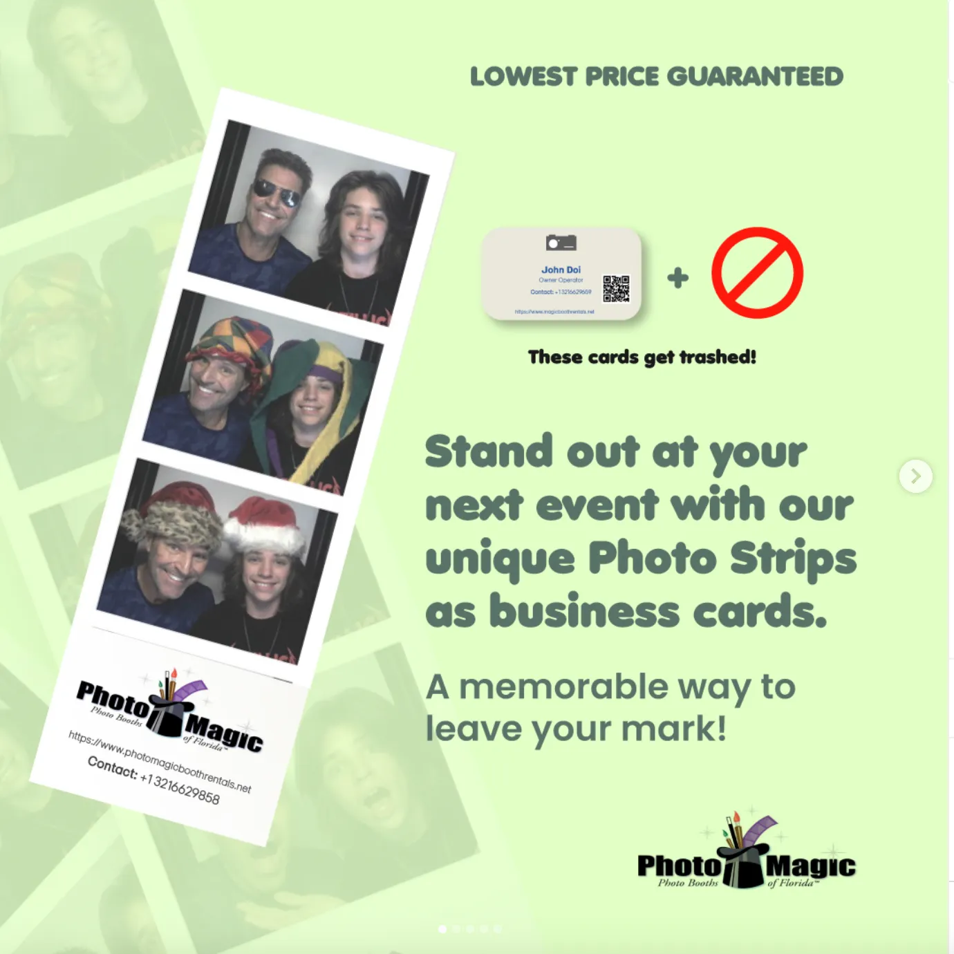 Photo Mag!c event photo booth rental activation setup